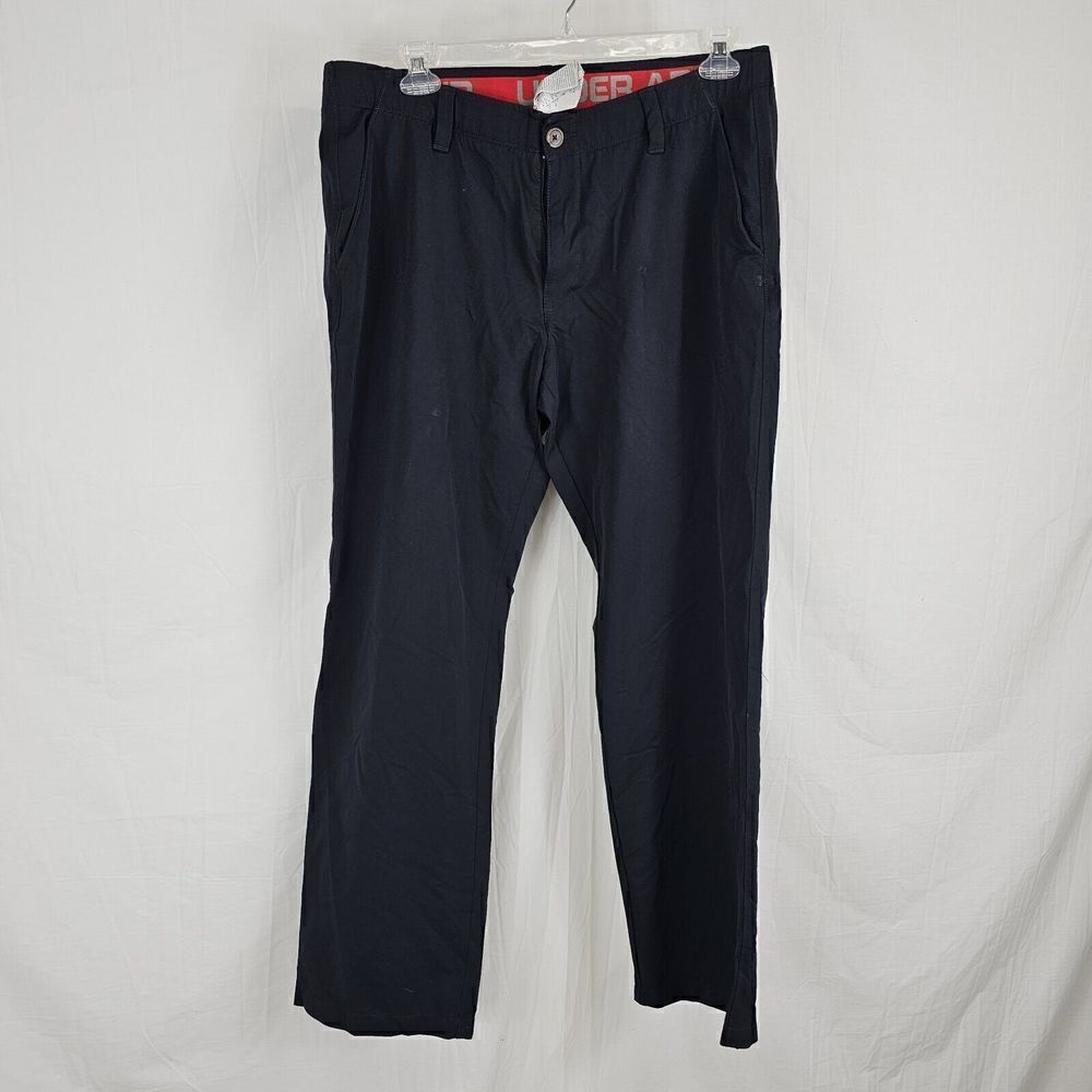 Under Armour Men's 38 x 32  Match Play Black Flex Golf Performance Pants